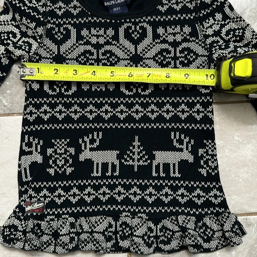 Ralph Lauren girls long‎ sleeve top size 3T - Picture 7 of 7